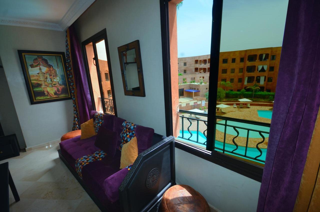 Appart Vue Piscine Et Montagne Marrakech Apartment Маракеш Екстериор снимка